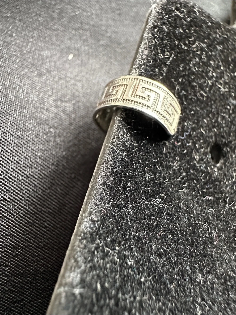 Sterling EUC ear cuff. Geometric design in stamped 925 silver